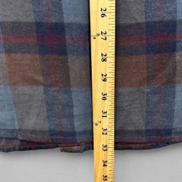 Carbon 2 Cobalt Men's Flannel Shirt Size 2XL Plaid Button Up Outdoor Cabincore - Picture 8 of 9